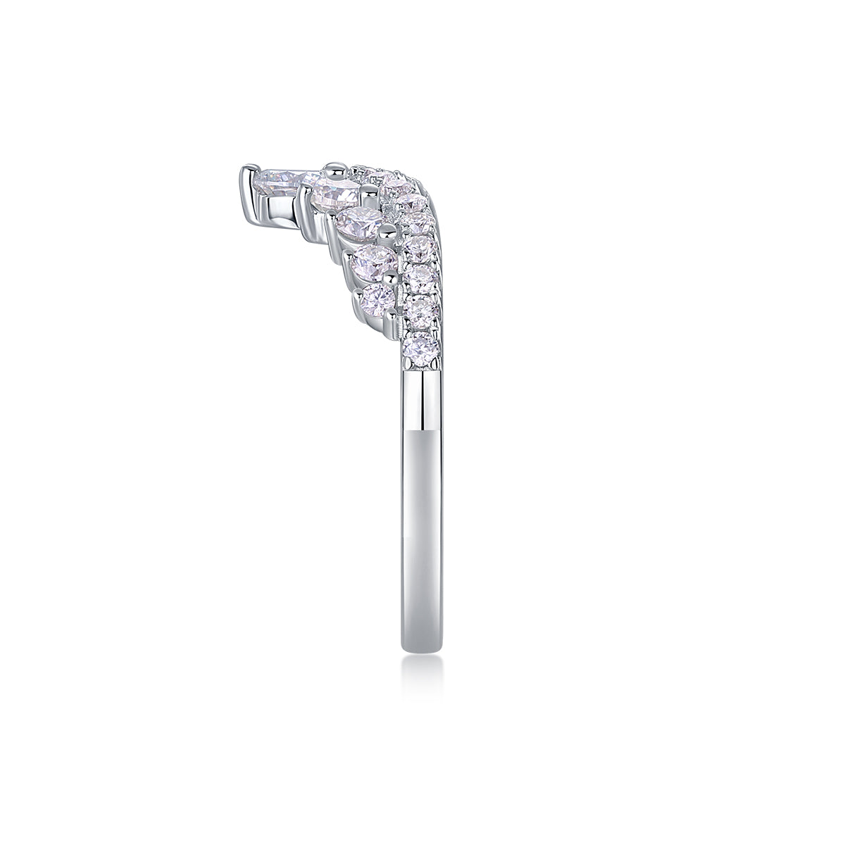 Carissie Ring MF214850 - Silver Side View