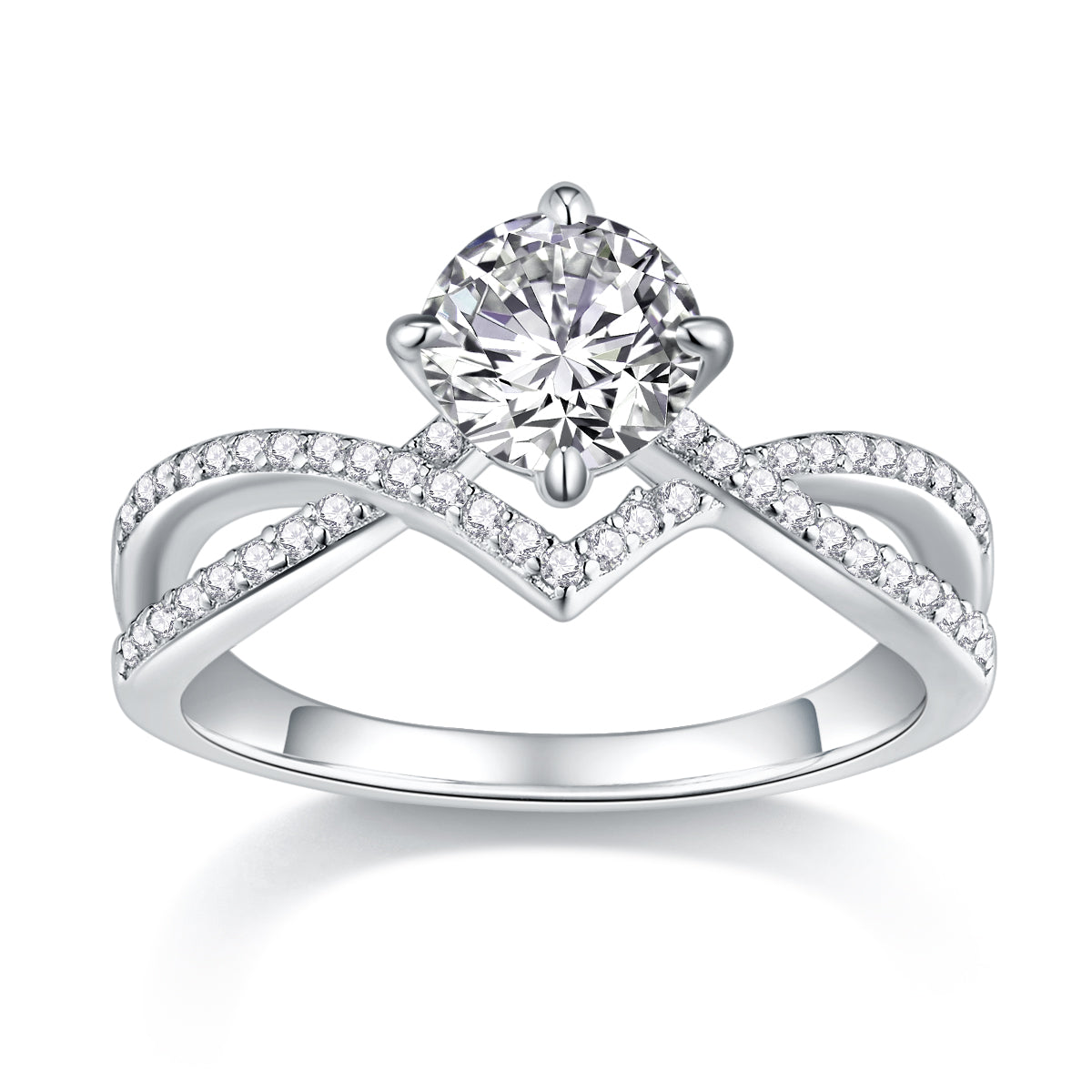 Carissie Ring MF214857 - Silver Front View