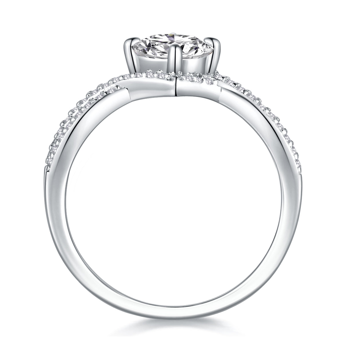 Carissie Ring MF214857 - Silver Side View