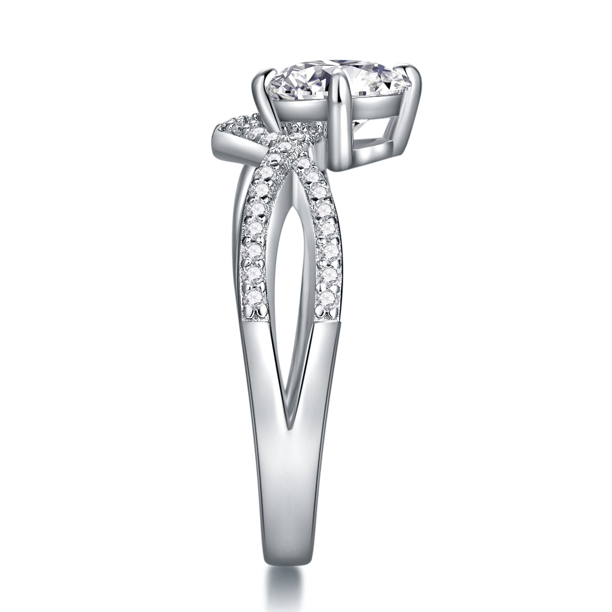 Carissie Ring MF214857 - Silver Side View