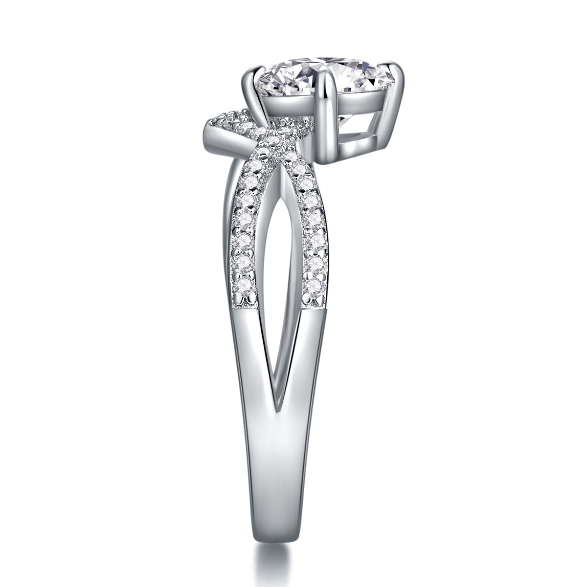 Carissie Ring MF214857 - Silver Side View