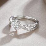Carissie Ring MF214857 - Silver Angle View