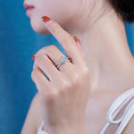 Carissie Ring MF214857 - Silver On Model