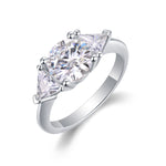Carissie Ring MF214873 - Silver Angle View