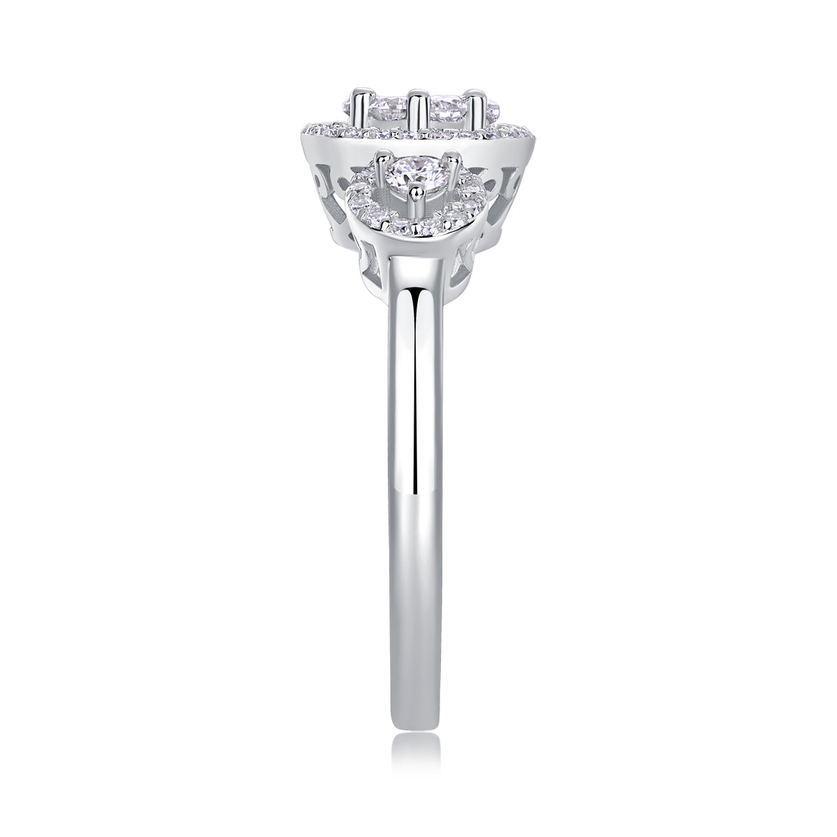 Carissie Ring MF214886 - Silver Side View