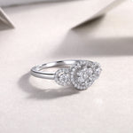 Carissie Ring MF214886 - Silver Angle View