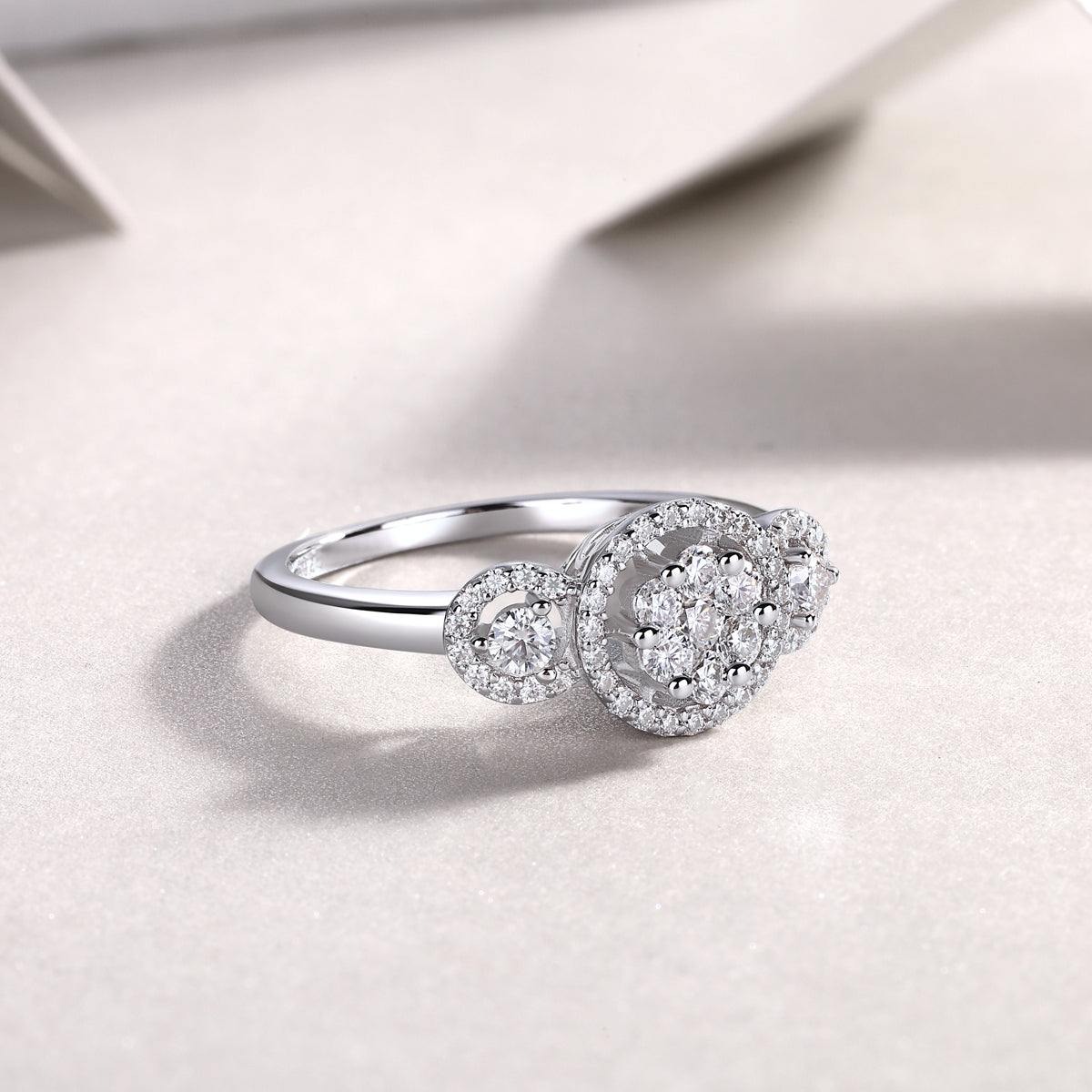 Carissie Ring MF214886 - Silver Angle View