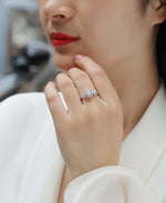 Carissie Ring MF214886 - Silver On Model