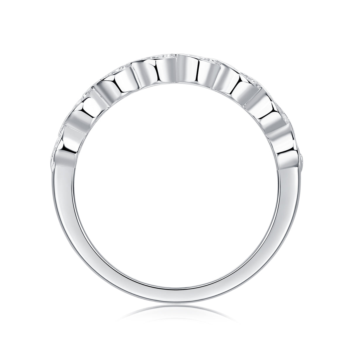 Carissie Ring MF214895 - Silver Side View