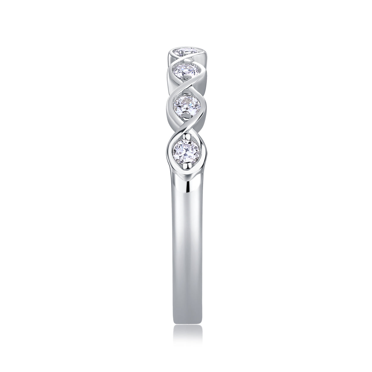 Carissie Ring MF214895 - Silver Side View