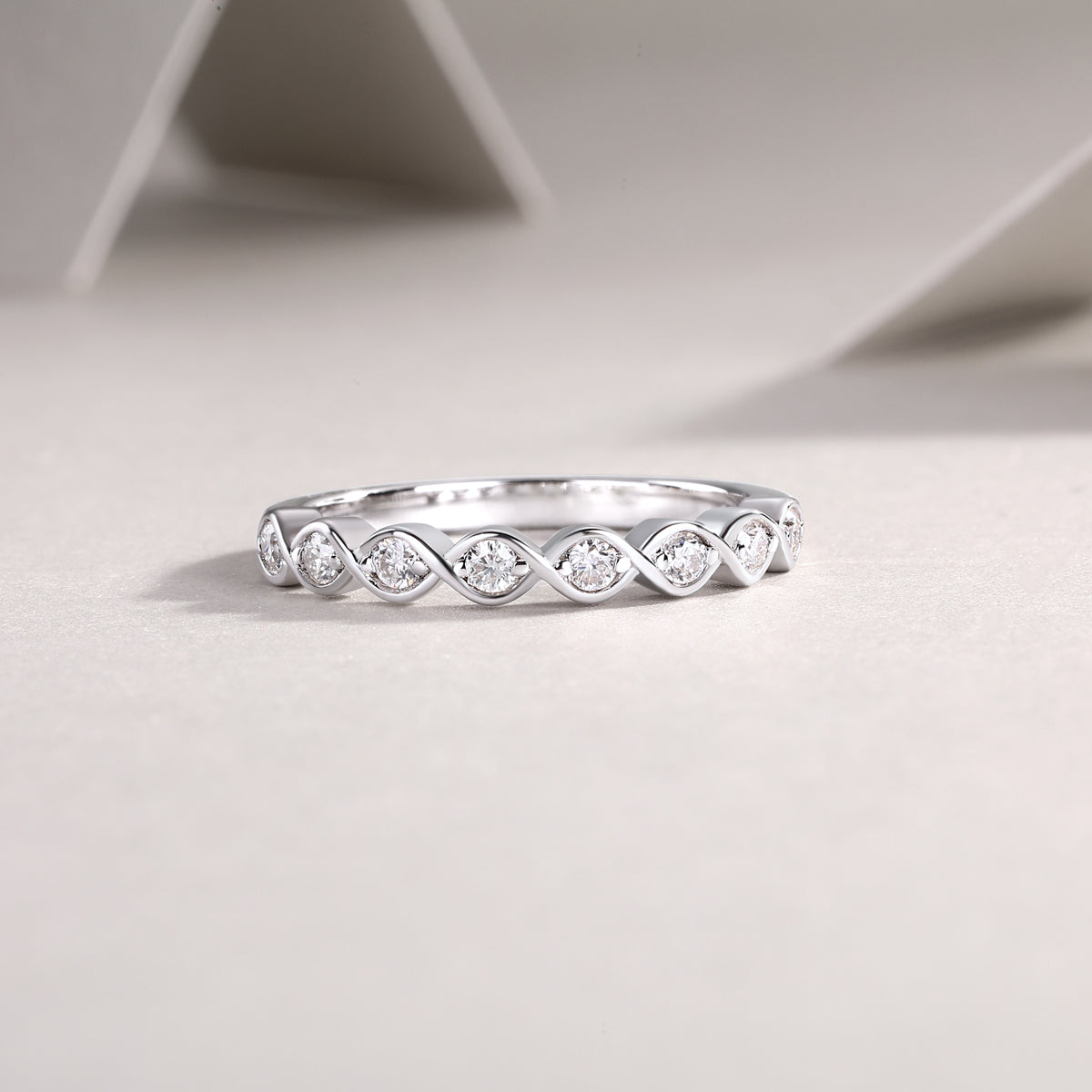 Carissie Ring MF214895 - Silver Angle View