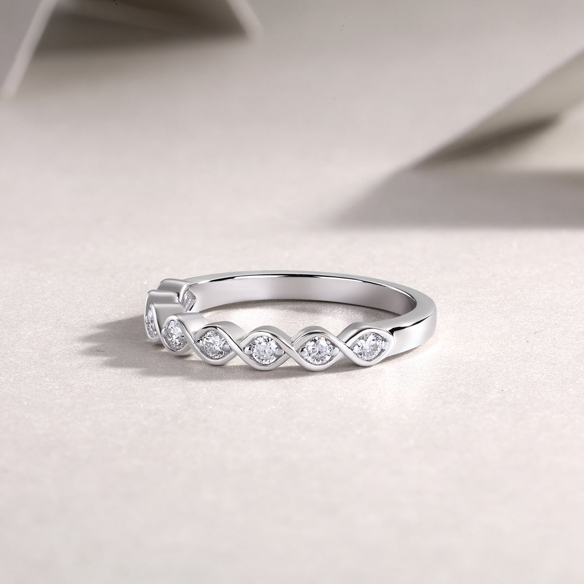 Carissie Ring MF214895 - Silver Angle View