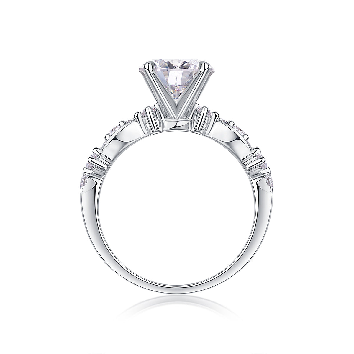 Carissie Ring MF214936 - Silver Side View