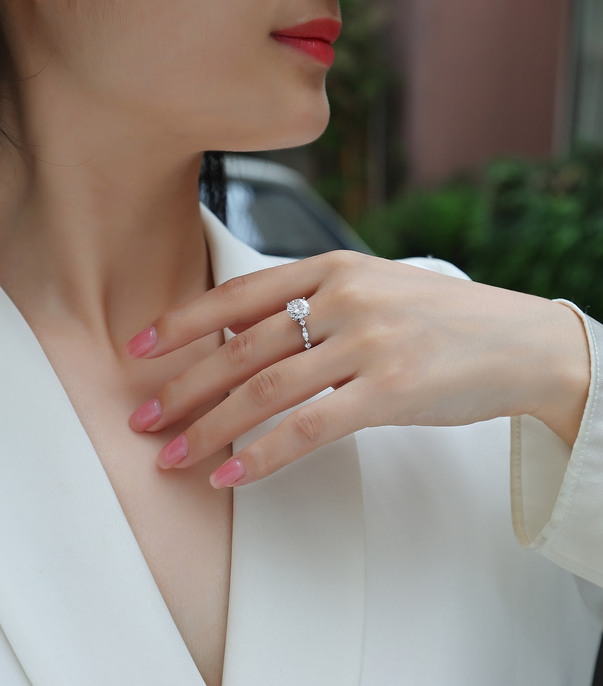 Carissie Ring MF214936 - Silver On Model