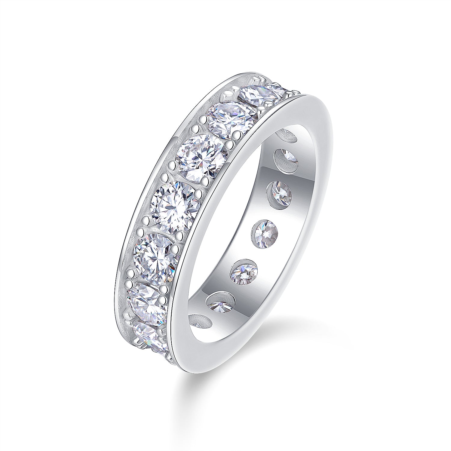 Carissie Ring MF214944 - Silver Angle View