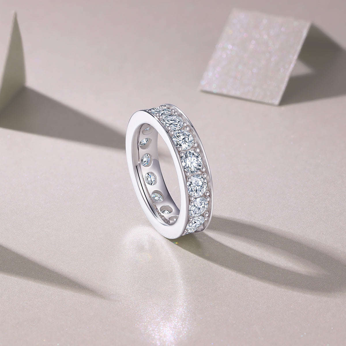 Carissie Ring MF214944 - Silver Angle View