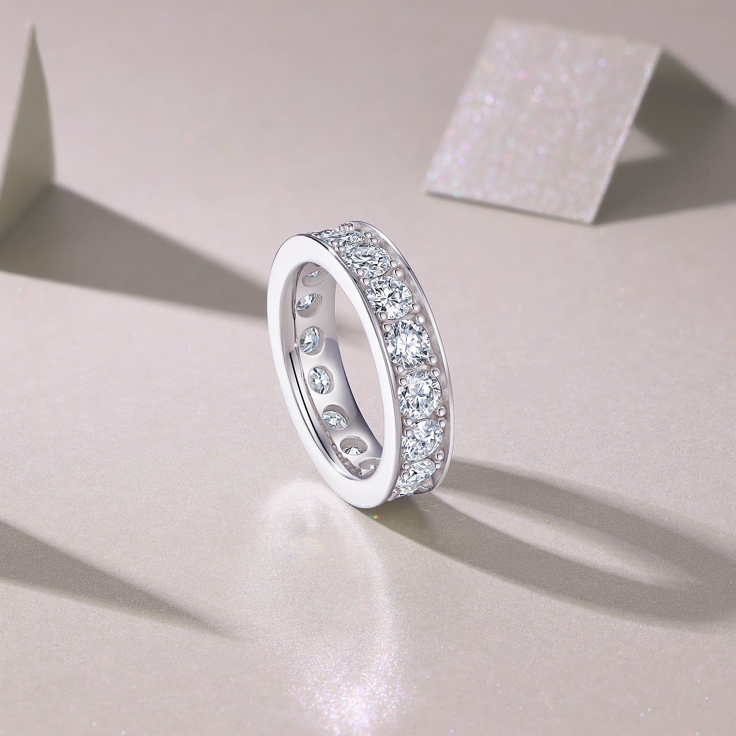 Carissie Ring MF214944 - Silver Angle View