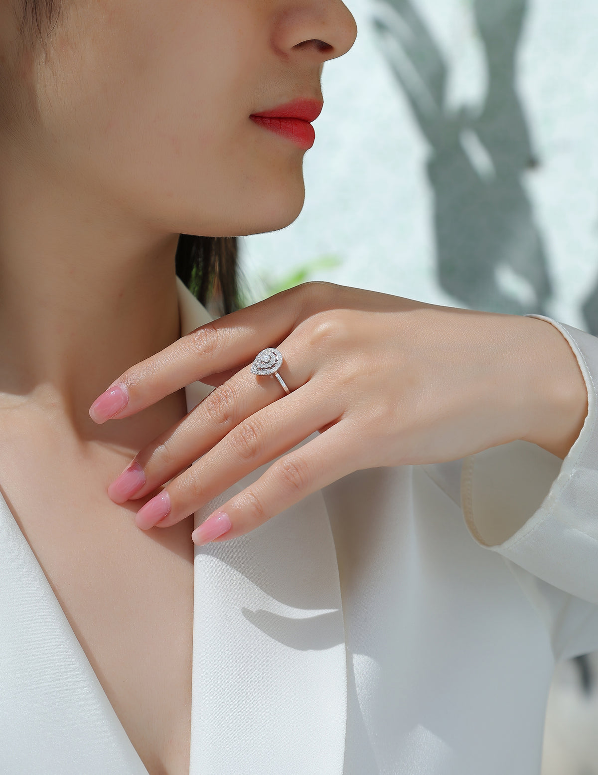 Carissie Ring MF214962 - Silver On Model