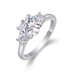 Carissie Ring MF214972 - Silver Angle View