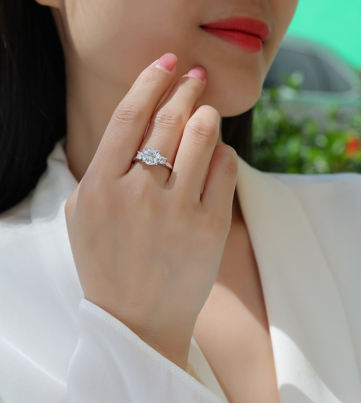 Carissie Ring MF214972 - Silver On Model