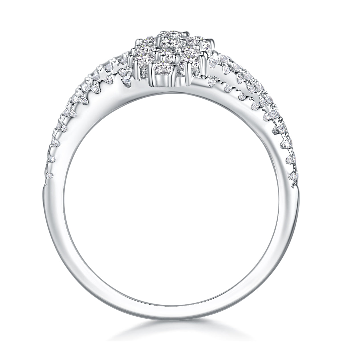Carissie Ring MF215008 - Silver Front View