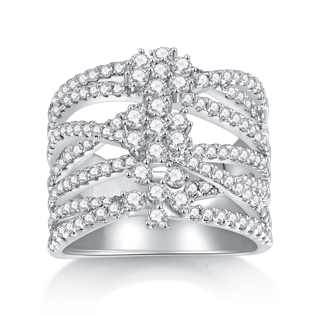 Carissie Ring MF215008 - Silver Front View