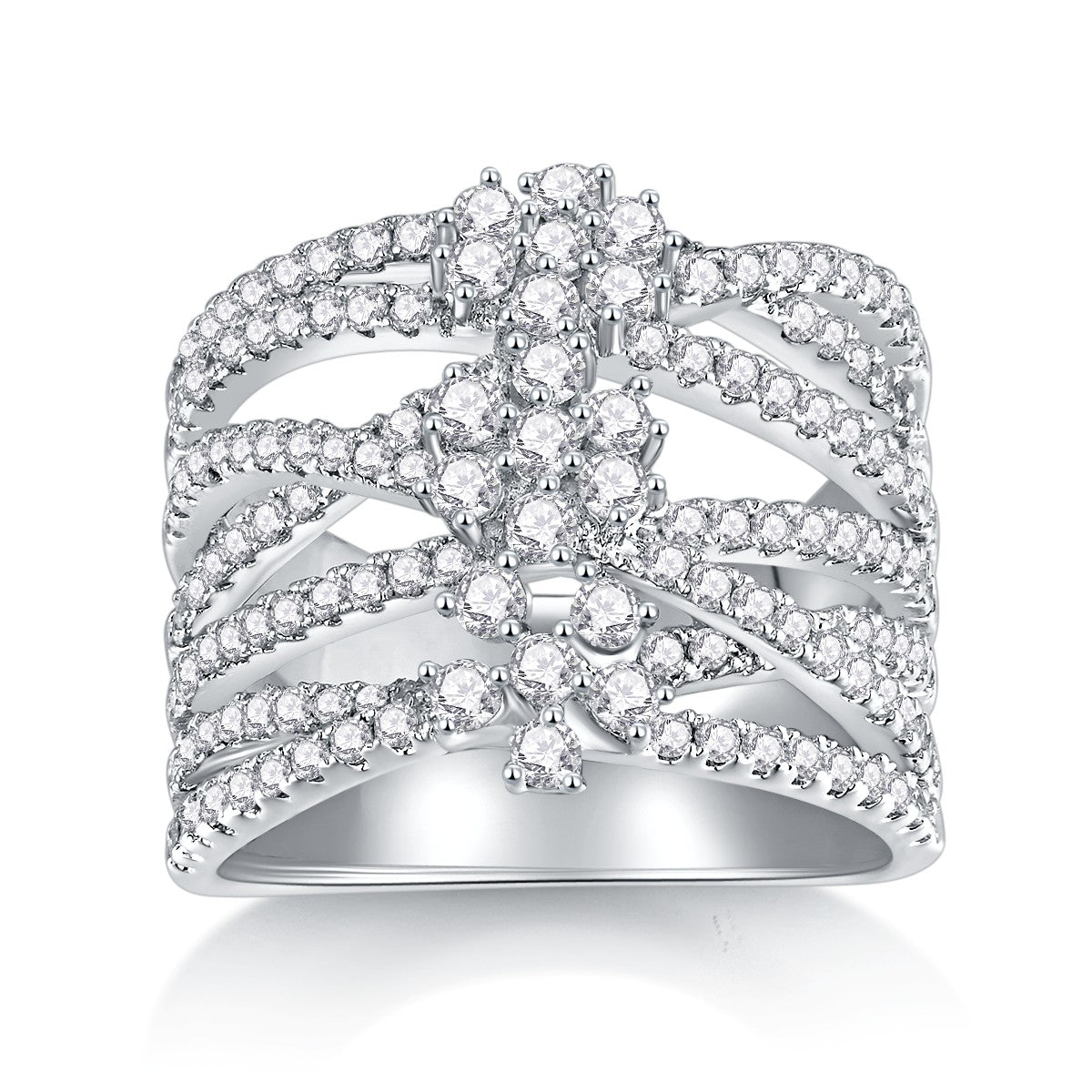 Carissie Ring MF215008 - Silver Front View