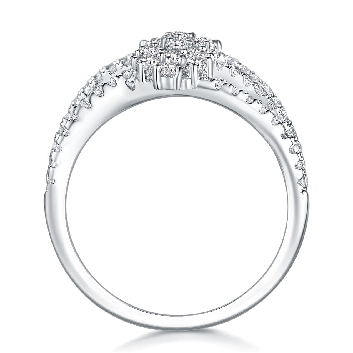 Carissie Ring MF215008 - Silver Front View