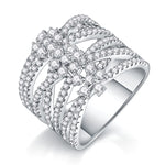 Carissie Ring MF215008 - Silver Angle View