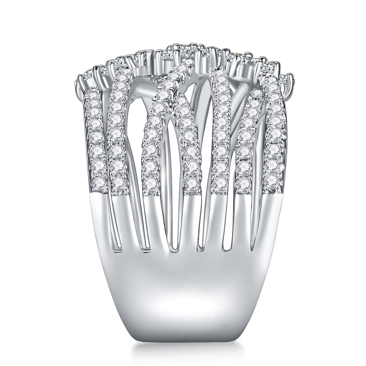 Carissie Ring MF215008 - Silver Angle View