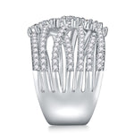 Carissie Ring MF215008 - Silver Angle View