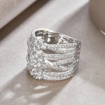 Carissie Ring MF215008 - Silver Angle View