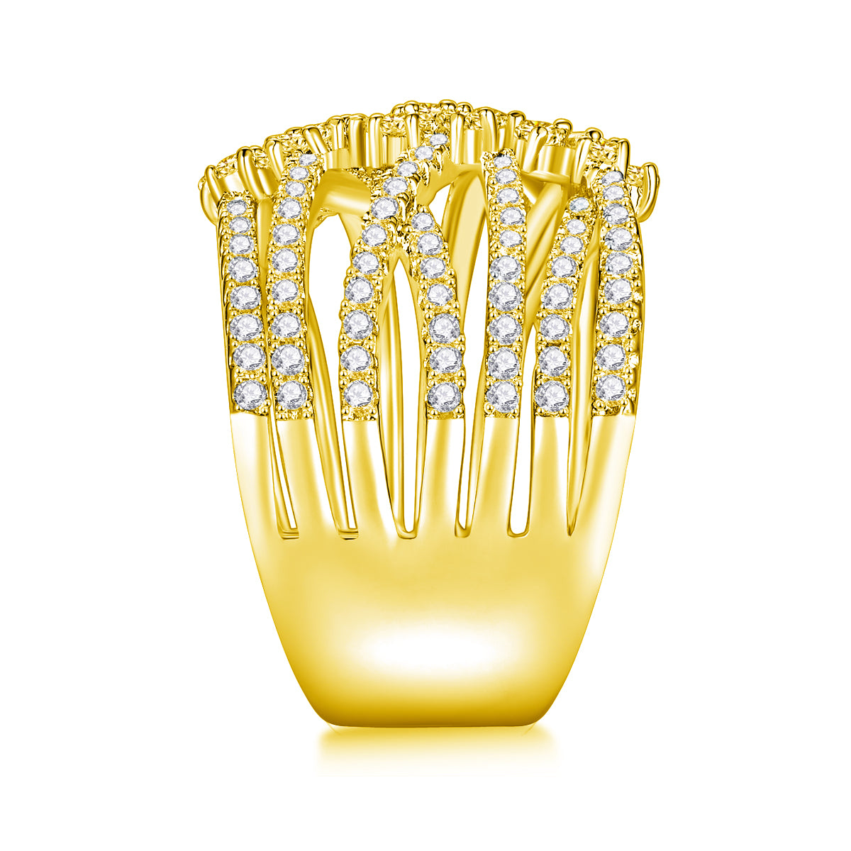 Carissie Ring MF215008 - Yellow Gold Side View