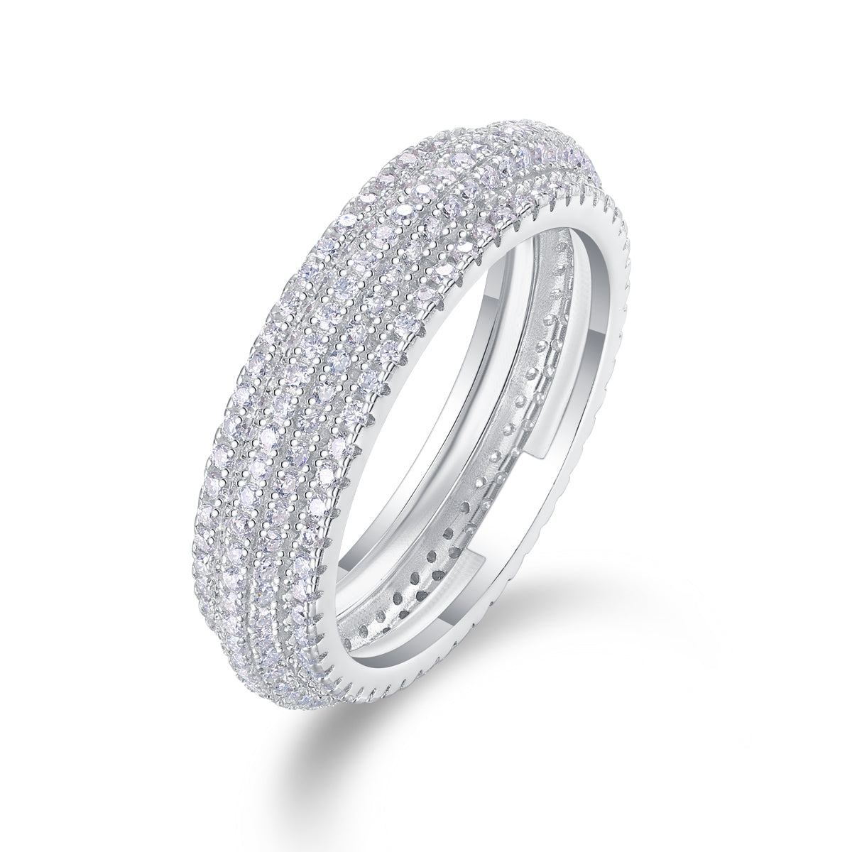 Carissie Ring MF215010 - Silver Angle View