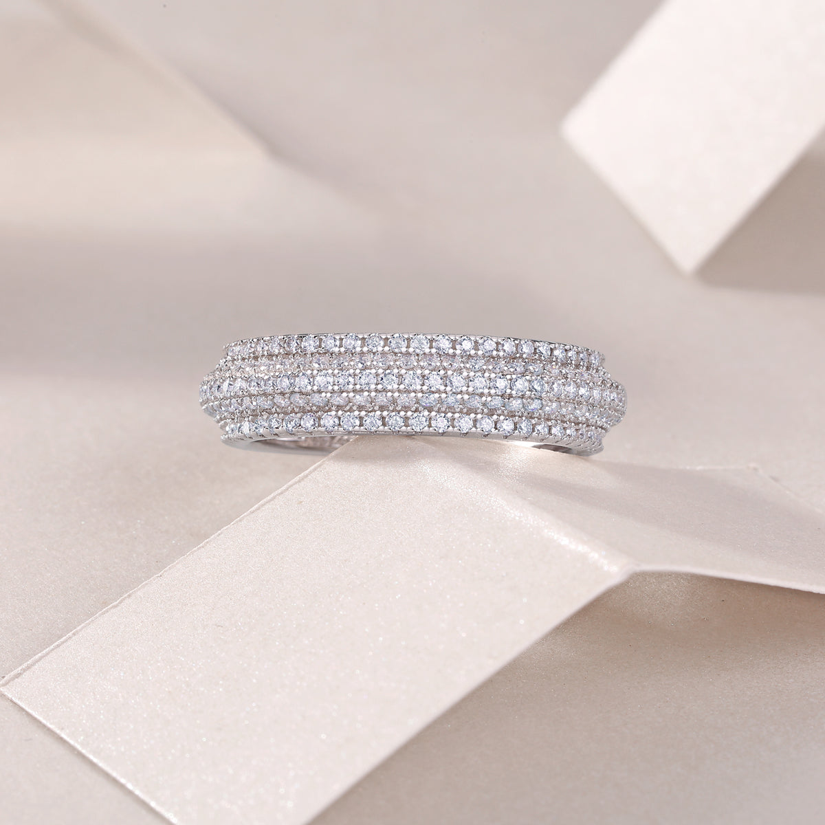 Carissie Ring MF215010 - Silver Angle View