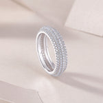 Carissie Ring MF215010 - Silver Angle View
