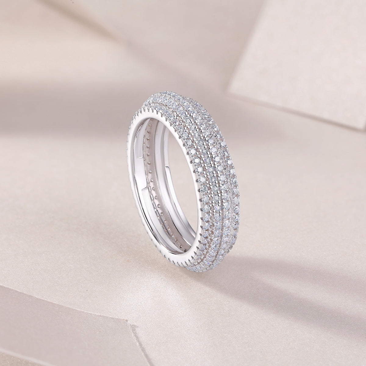 Carissie Ring MF215010 - Silver Angle View