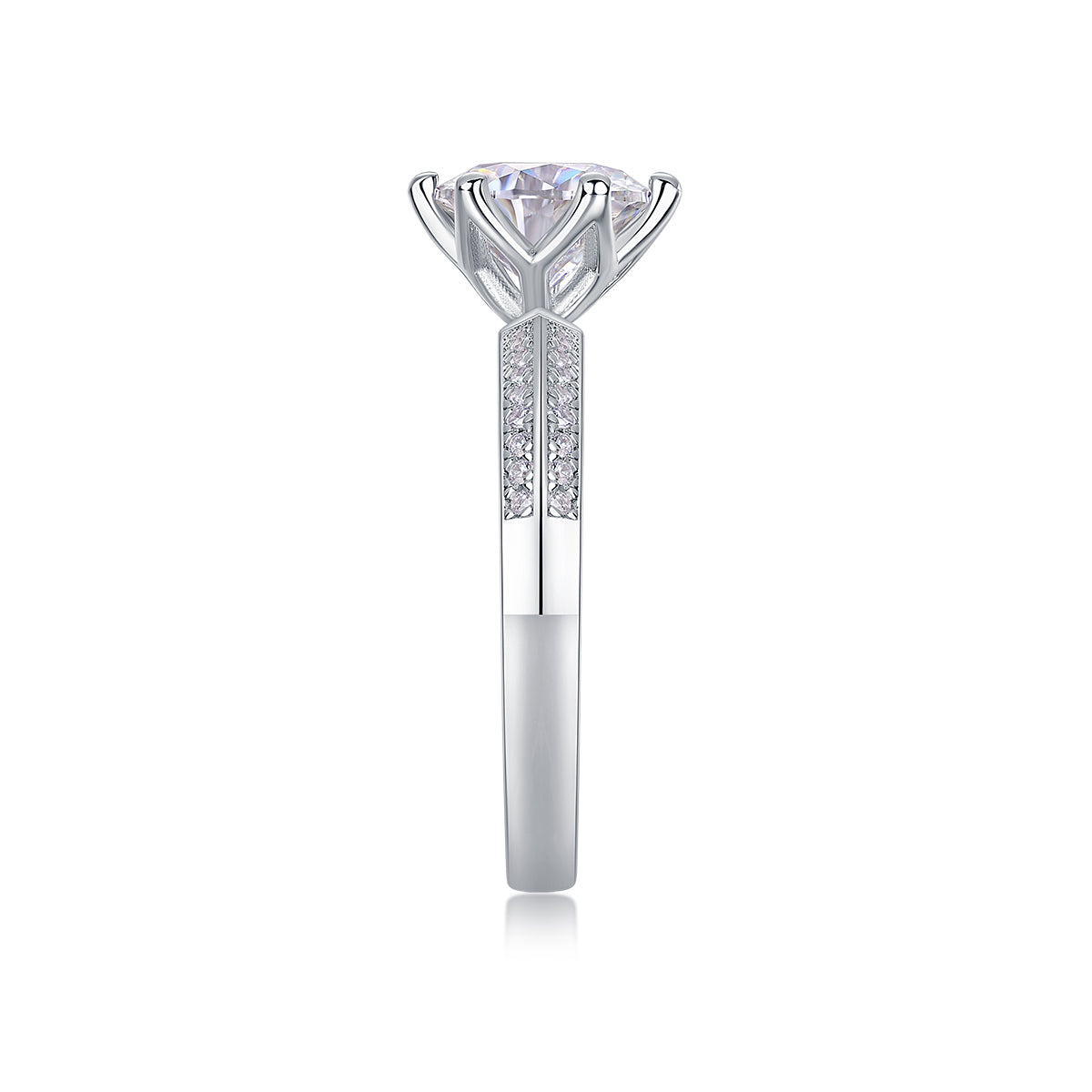 Carissie Ring MF215023 - Silver Side View