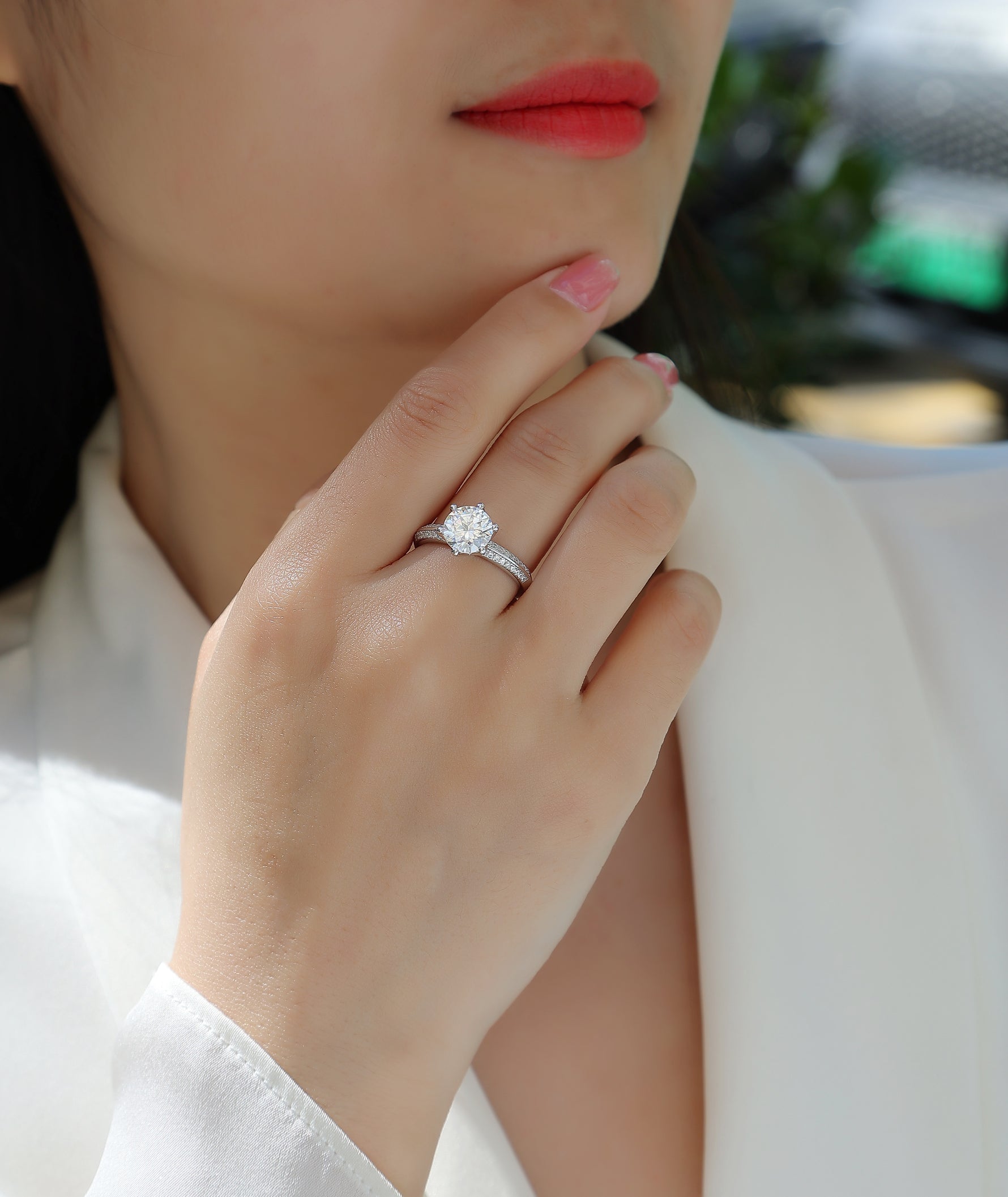 Carissie Ring MF215023 - Silver On Model