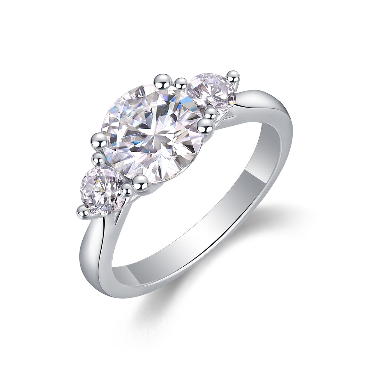 Carissie Ring MF215066 - Silver Angle View