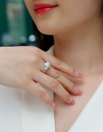 Carissie Ring MF215066 - Silver On Model