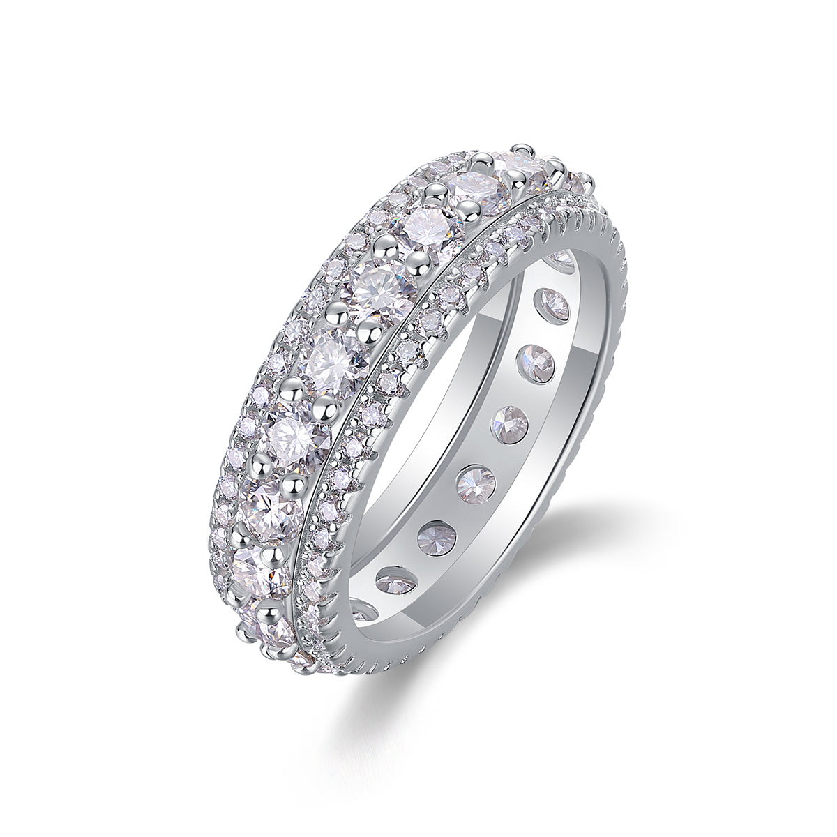 Carissie Ring MF215081 - Silver Angle View