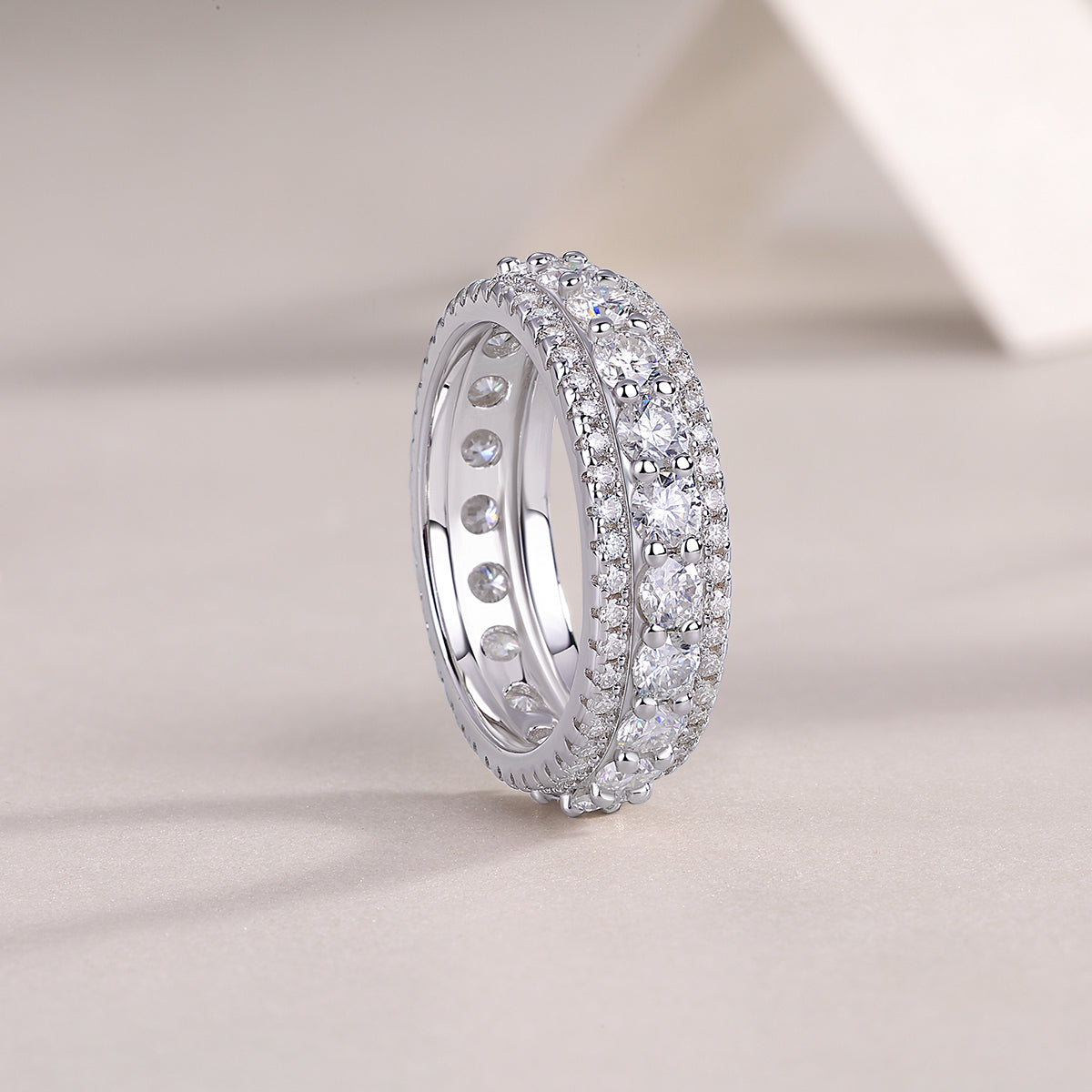 Carissie Ring MF215081 - Silver Angle View