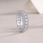 Carissie Ring MF215081 - Silver Angle View