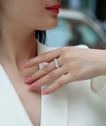 Carissie Ring MF215081 - Silver On Model