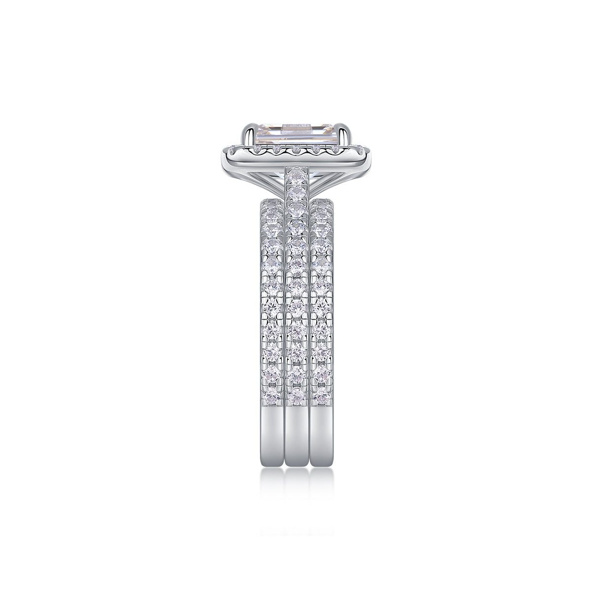 Carissie Ring MF215089 - Silver Side View
