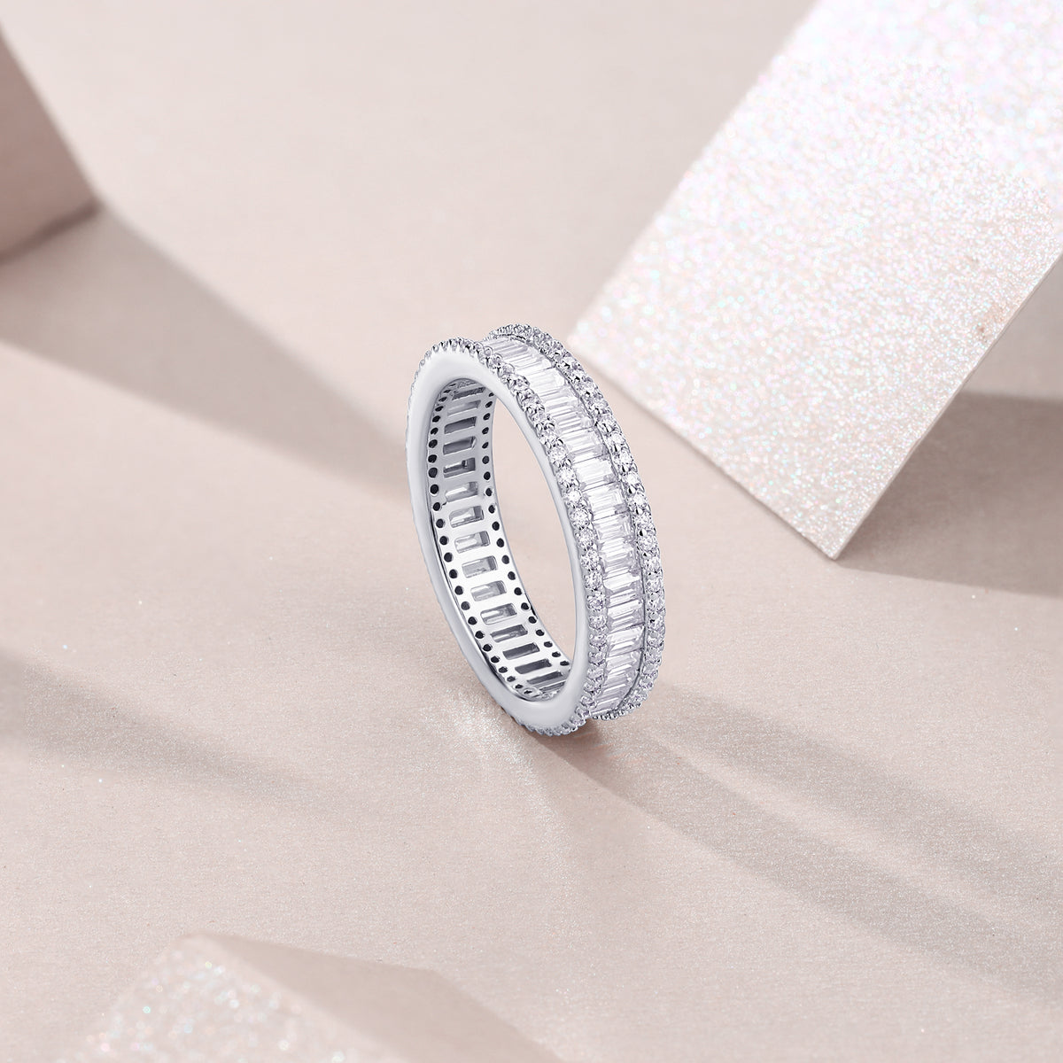 Carissie Ring MF215101 - Silver Angle View