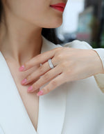 Carissie Ring MF215110 - Silver On Model