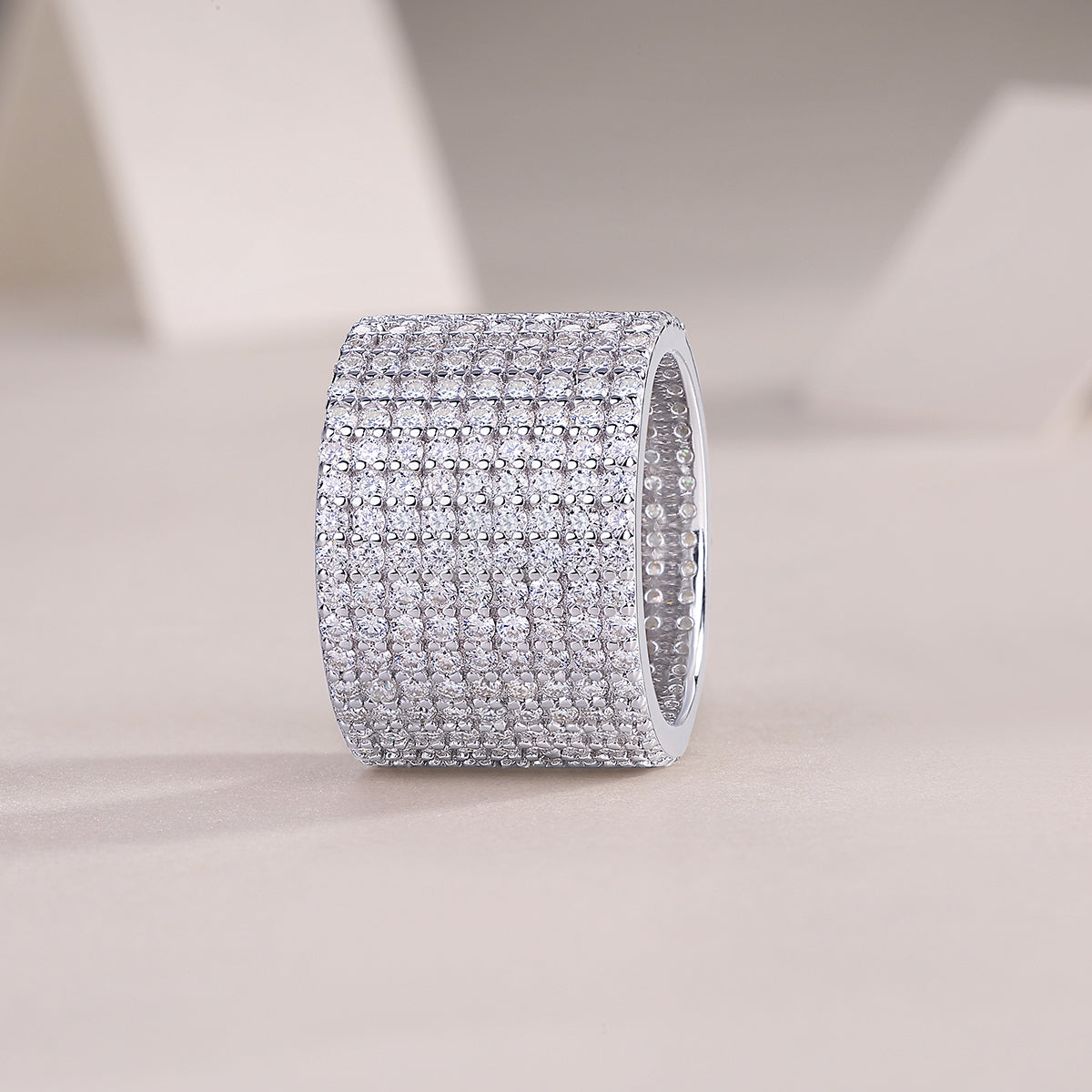 Carissie Ring MF215136 - Silver Angle View