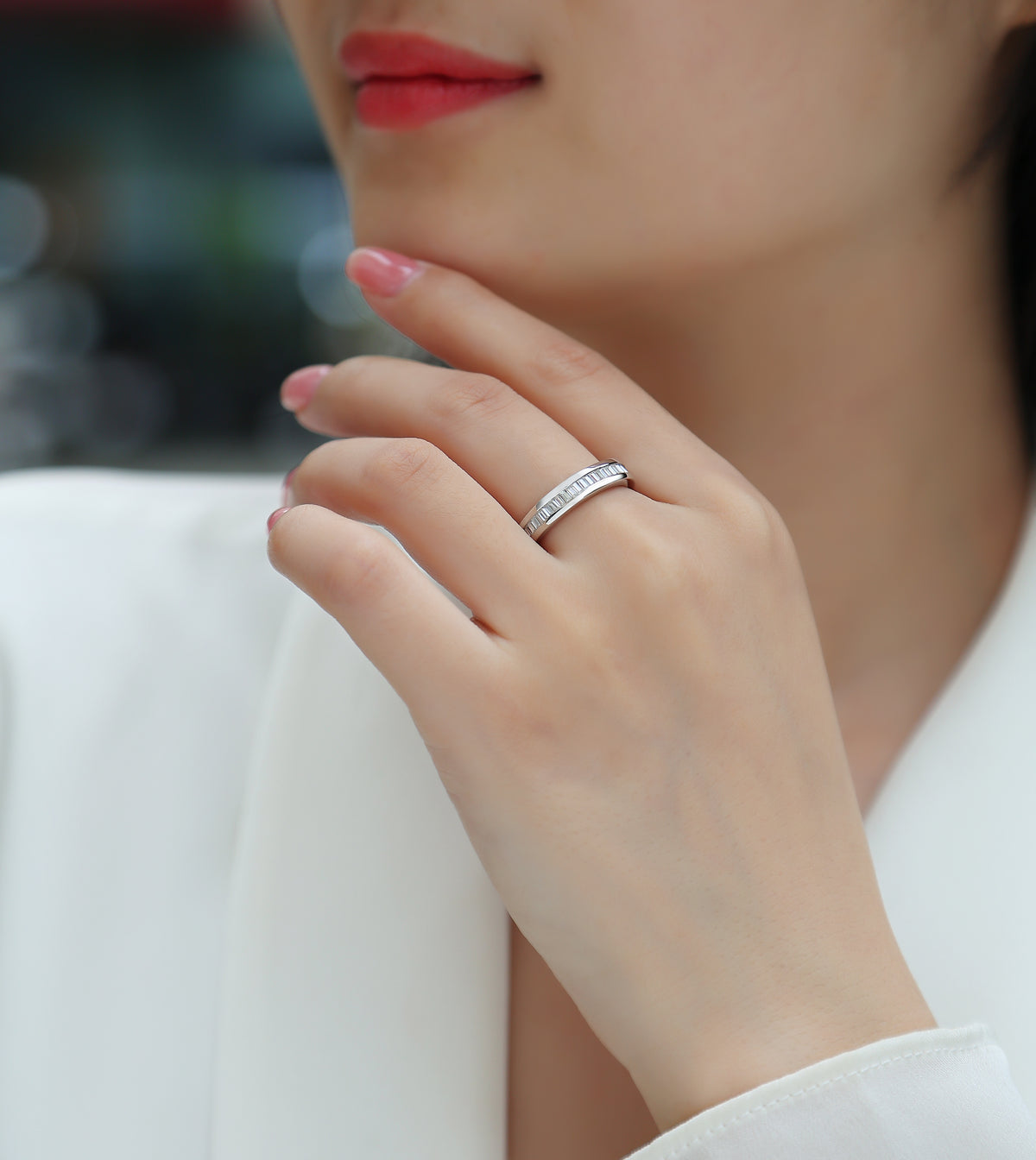 Carissie Ring MF215141 - Silver On Model
